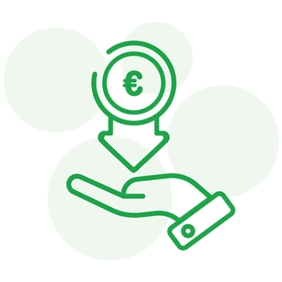 Niedrige Tarife Icon